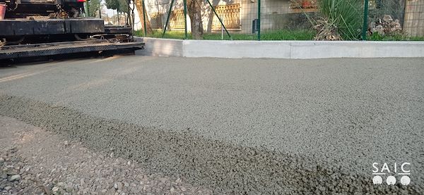 Pista ciclopedonale San Colombano nel comune Riva di Suzzara in provincia di Mantova