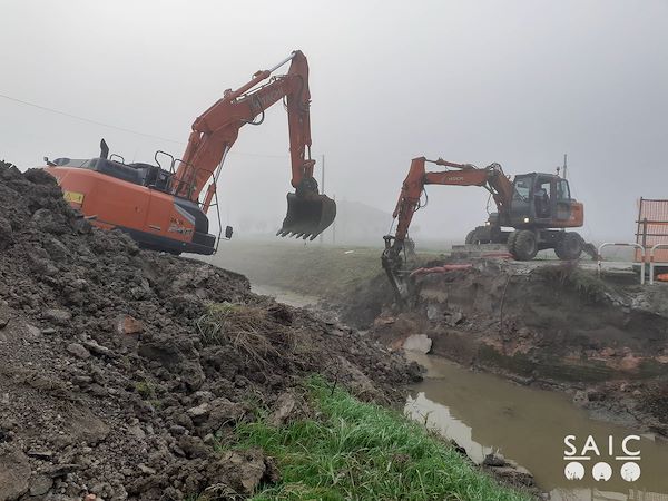 Messa in sicurezza ponte su fosso Nasina - Poggio Rusco (MN)