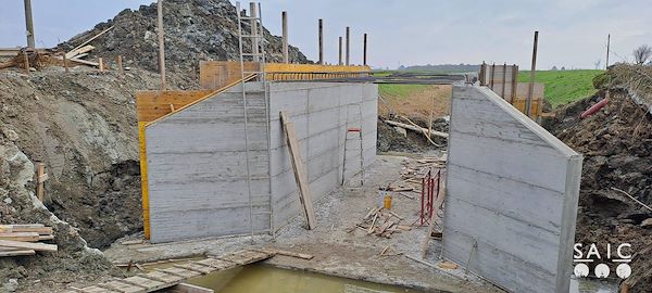 Messa in sicurezza ponte su fosso Nasina - Poggio Rusco (MN)