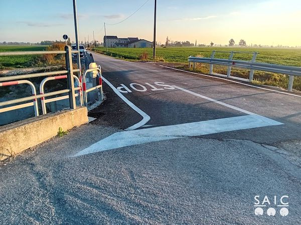 Messa in sicurezza ponte su fosso Nasina - Poggio Rusco (MN)