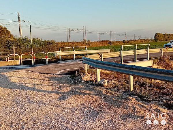 Messa in sicurezza ponte su fosso Nasina - Poggio Rusco (MN)