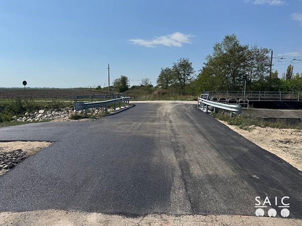 Messa in sicurezza ponte su fosso Nasina - Poggio Rusco (MN)