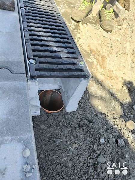 Pista ciclopedonale San Colombano nel comune Riva di Suzzara in provincia di Mantova