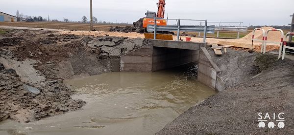 Messa in sicurezza ponte su fosso Nasina - Poggio Rusco (MN)