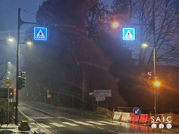 Pista ciclopedonale San Colombano nel comune Riva di Suzzara in provincia di Mantova