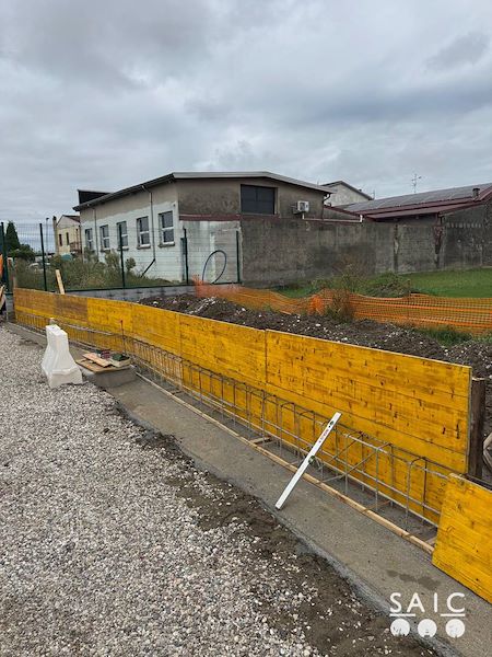 Pista ciclopedonale San Colombano nel comune Riva di Suzzara in provincia di Mantova