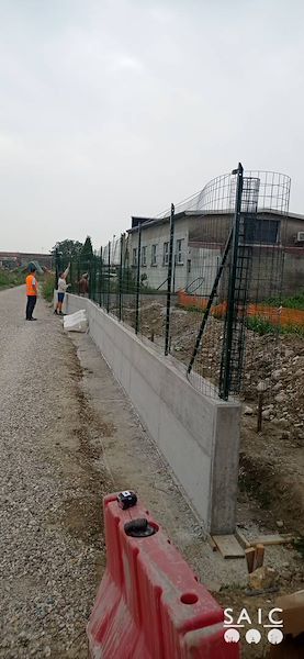 Pista ciclopedonale San Colombano nel comune Riva di Suzzara in provincia di Mantova