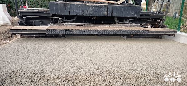 Pista ciclopedonale San Colombano nel comune Riva di Suzzara in provincia di Mantova