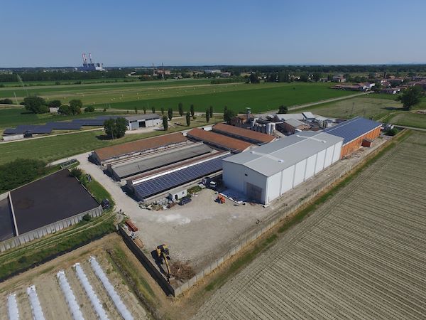 Costruzione del magazzino stagionatura del Parmigiano Reggiano