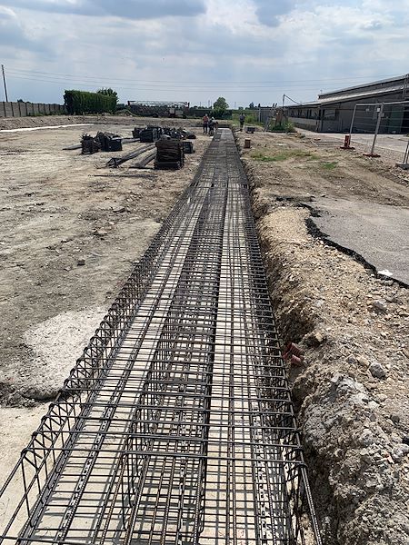 Costruzione del magazzino stagionatura del Parmigiano Reggiano