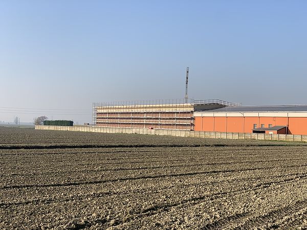 Costruzione del magazzino stagionatura del Parmigiano Reggiano