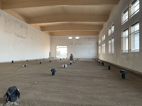 Costruzione del magazzino stagionatura del Parmigiano Reggiano