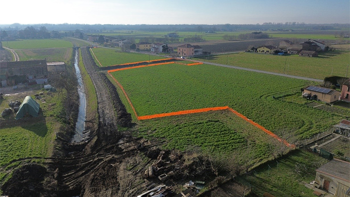 Lavori di realizzazione pista ciclopedonale San Colombano di collegamento tra il capoluogo e la frazione di Riva - Suzzara (MN)