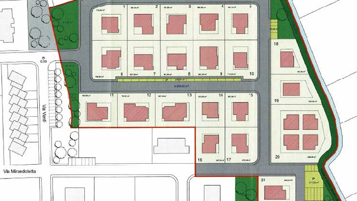 Lottizzazione P.L. Verdi - Pieve di Coriano – Borgo Mantovano (MN)